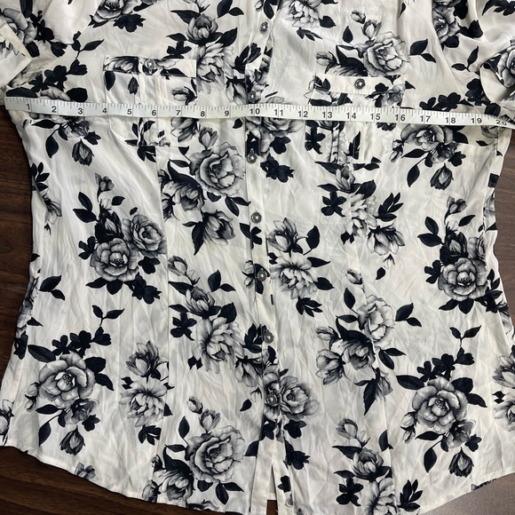 Whitehouse black market silk blouse size 14 - Picture 7 of 11